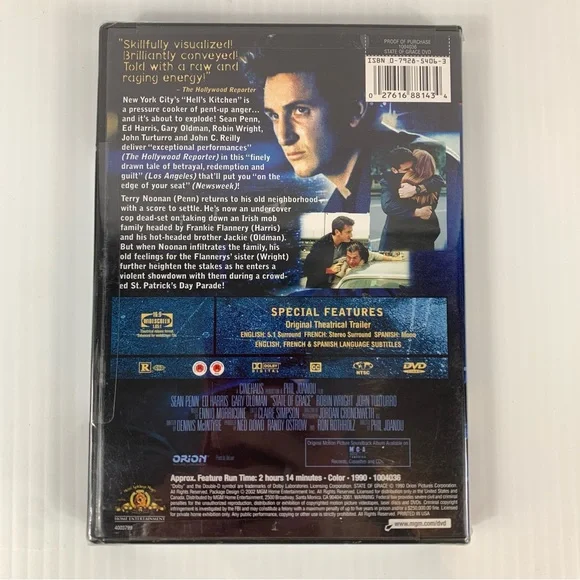 3 DVD Lot Sean Penn State of Grace, Colors, Assassination of Richard Nixon New - Picture 4 of 12